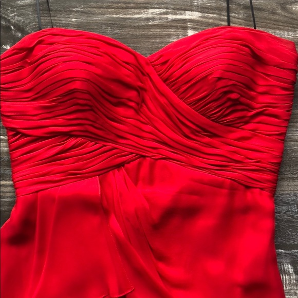 David Meister Signature Sweetheart Drape Dress - Picture 4 of 8